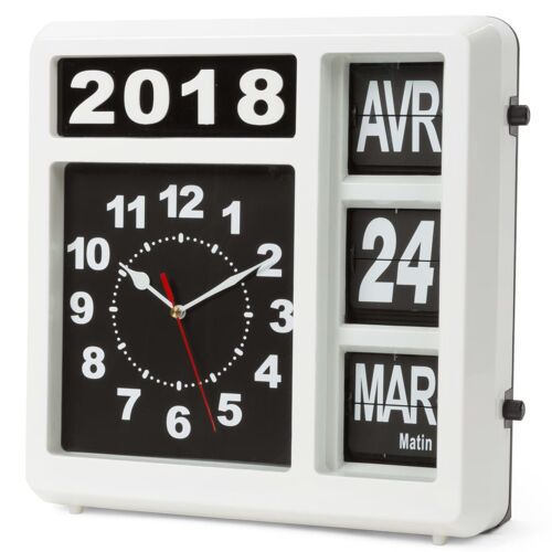 Perel Horloge murale 31x31 cm Version française