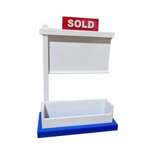 Real Estate Business Card Holder Display,Business Card Holder For Desk,Office Reception Tabletop Bu