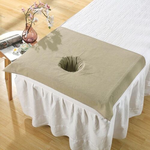 Drap De Table De Massage Pour Spa En Coton Pur, 50x70cm, Beauté Du Lit, Serviette Pour Le Visage 