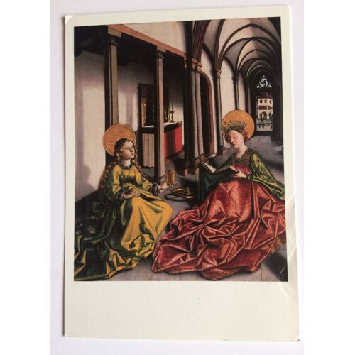 Carte Postale Conrad Witz Sainte Catherine Et Sainte Madeleine