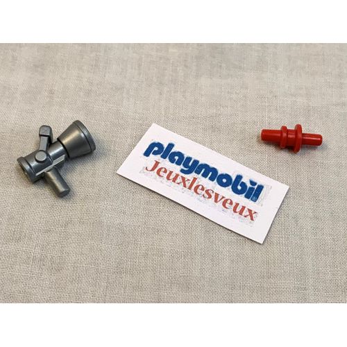 Playmobil Lot Pompiers Lance À Incendie + Raccord Tuyau Droit 30236700 30230460 Complète Set 3386 5225 5432 5495 5705 5716 5796 5829 5980 5981 5986 6288 7485 7716 7779 7786 7891 9958 30230420 30230430