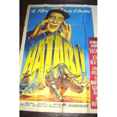 Hatari Avec John Wayne / Eo 1962 / 120x160cm