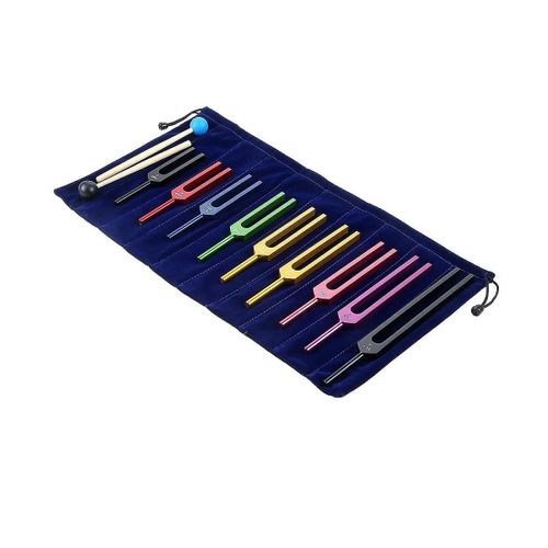 9piece Tuning Fork Set, Diapasons Pour Guérir Le Chakra, Thérapie Sonore, Garder Le Corps, L¿Esprit Et L¿Esprit En P