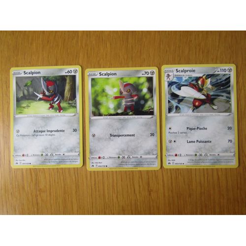 Scalpion 091/159 + Scalpion 092/159 + Scalproie 093/159 - Zenith Supreme