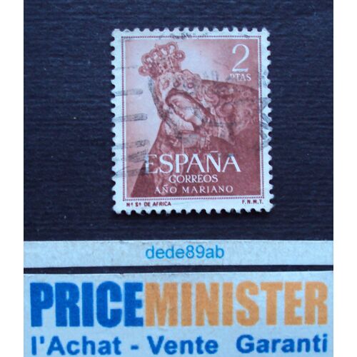 Espagne.. 2ptas Espana Correos . Ano Mariano . (Année Marie ). Oblitéré.