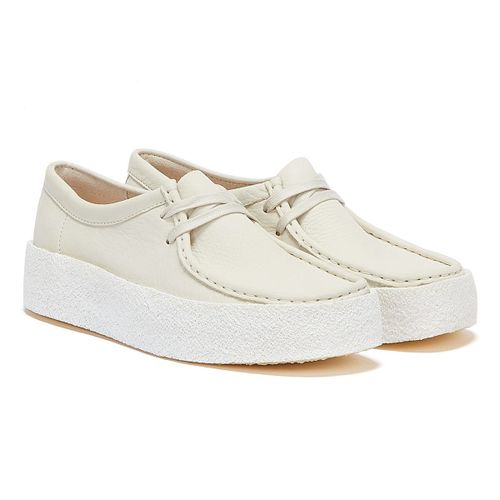 Clarks Originals Wallabee Cup Nubuck Chaussures Blanc Pour Femmes - 35 1/2
