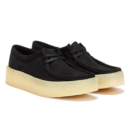 Clarks Wallabee Cup Nubuck Chaussures Noir Pour Femmes - 37 - 35 1/2