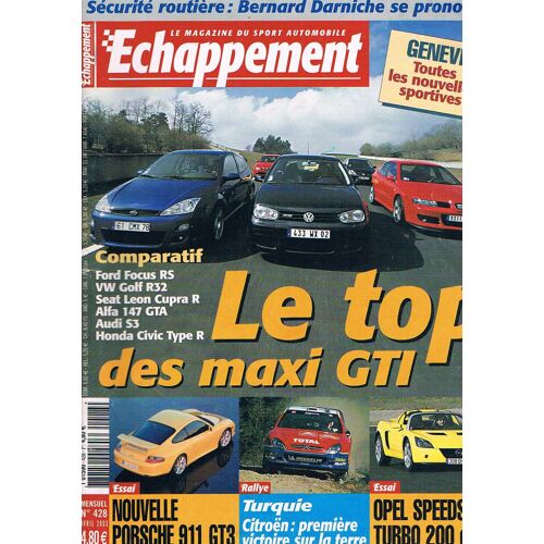 Echappement N° 428 : Le Top Des Maxi Gti