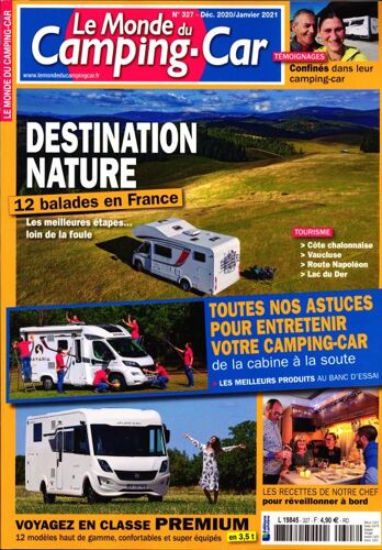 Le Monde Du Camping-Car 327 Destination Nature 12 Balades En France