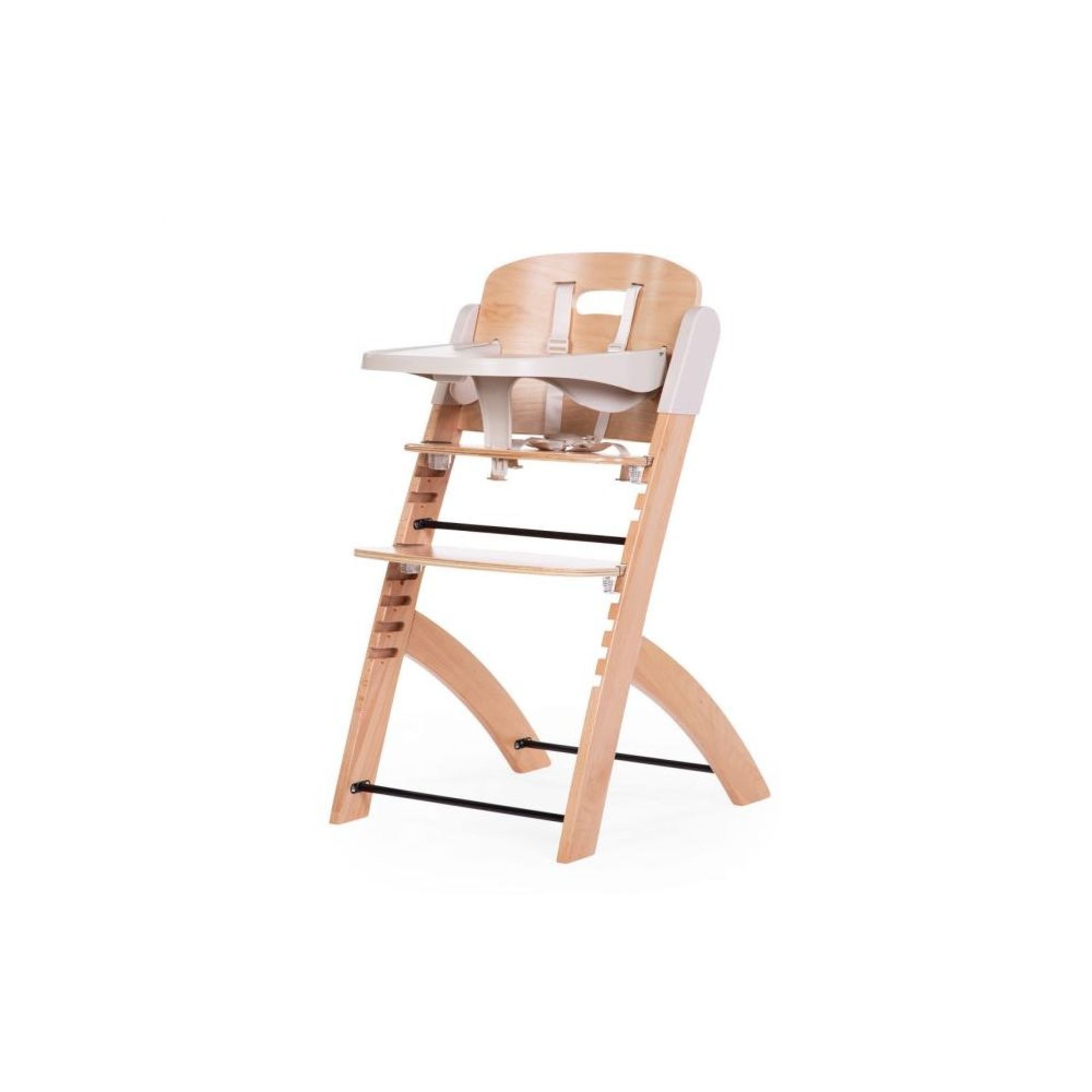 Chaise Évolutive Evosit + Tablette Naturel Beige - Childhome