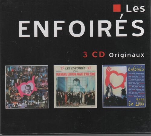 Les Enfoirés (Coluche - Goldman) - Coffret 3 Cd - Le Zénith, Dernière Édition... & En 2000