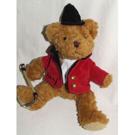 Ours Doudou Teddy Bear Collection Peluche De 25 Cm Veste Rouge