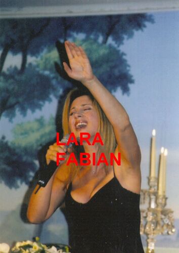 Photo 13x18cm Chanteuse Francaise Lara Fabian