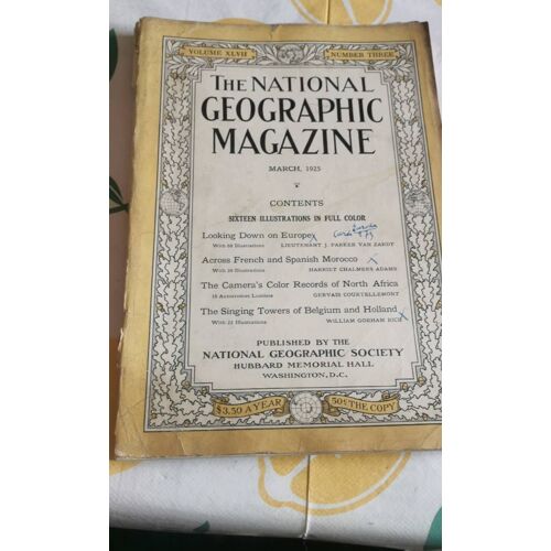 The National Geographic Magazine March 1925