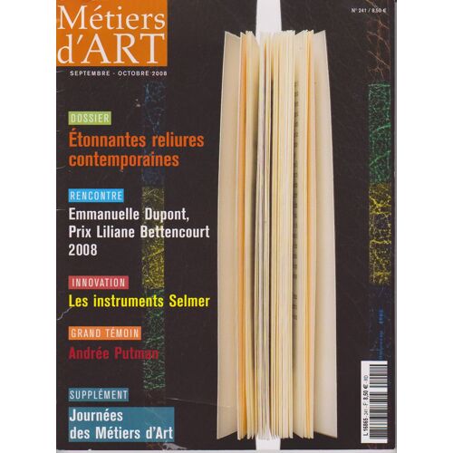 Metiers D'art ,Etonnantes Reliures Contemporaines 241