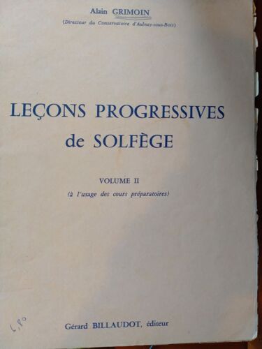 Leçons Progressives Volume 2
