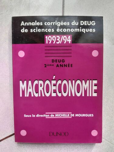 Macroéconomie - Sélection De Sujets 1re Session 1993