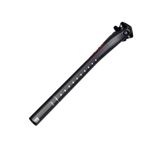 Tige De Selle De Vélo De Route En Fibre De Carbone Complète Tige De Selle De Vélo De Route 3k Tige De Selle 27.2x350mm Noir