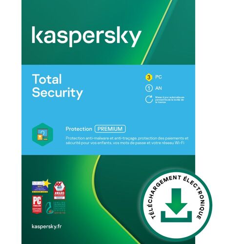 Kaspersky Premium 3pc 1an Version Téléchargeable - Logiciel En Téléchargement