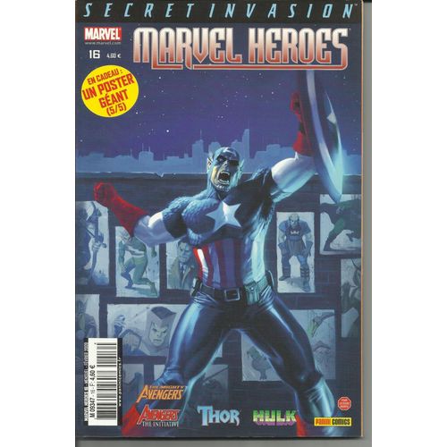 Marvel Heroes N° 16 ( Secret Invasion ) : " Passage De Flambeau " ( The Mighty Avengers / Avengers : The Initiative / Thor / Hulk )