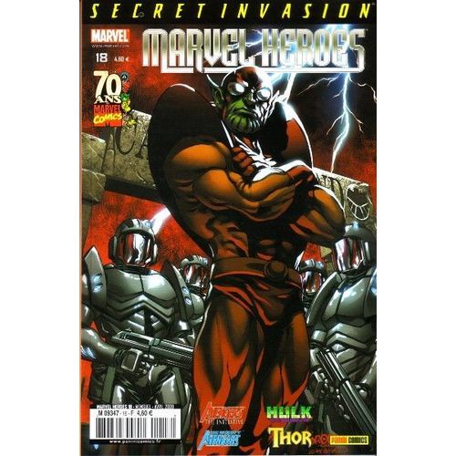 Marvel Heroes N° 18 ( Secret Invasion ) : " Le Fracas Du Tonnerre " ( Avengers : The Initiative / Hulk / The Mighty Avengers / Thor )
