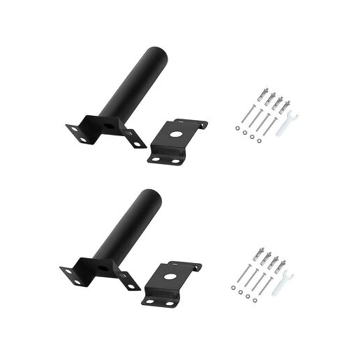 Supports De Montage Bras D'extension Pour Les Luminaires Extérieurs, 9,5in Support De Luminaire Pôle Fo 2pcs