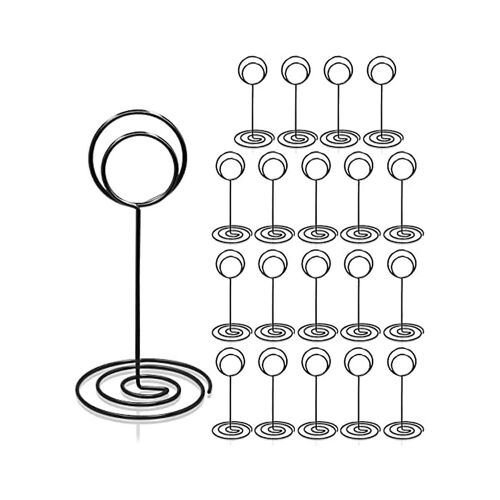 Supports de numéro de table 20pcs - 3,35 pouces Place Support de carte Numéro de table Stands pour Wedding Party Grad