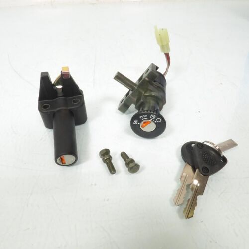 Kit Serrure Kyoto Pour Scooter Mbk 50 Ew Stunt Naked 2006 À 2016 3 Fils Neuf