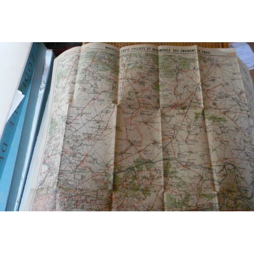 Grande Carte Des Environs De Paris Sud-Ouest