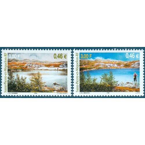Saint Pierre Et Miquelon 2001 - Automne Hiver - Yt 744 745 - Neuf **