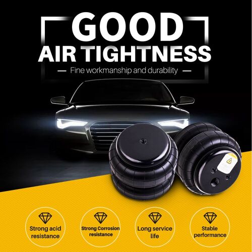 Paire Air Suspension Pneumatique Standard 2500 Lb 1/2 "Npt Simple Port Universel