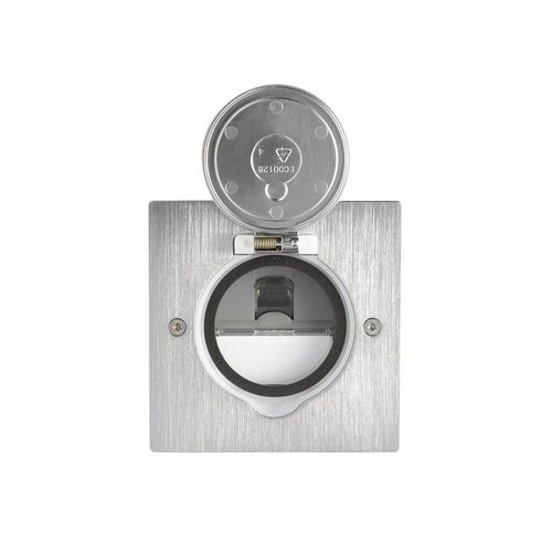 RJ45 SOL CARRE INOX BROSSE