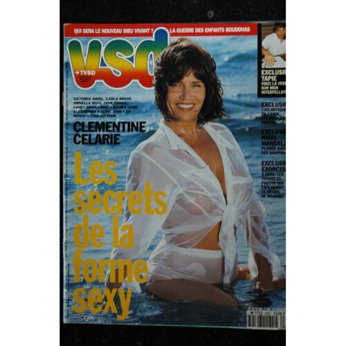Vsd 879 Clémentine Célarié Cover + 4 P. - Abril Muti Fonda Bruni Crawford Lear Kazan Kieffer De Rosnay - 7 Au 12 Juil. 1994