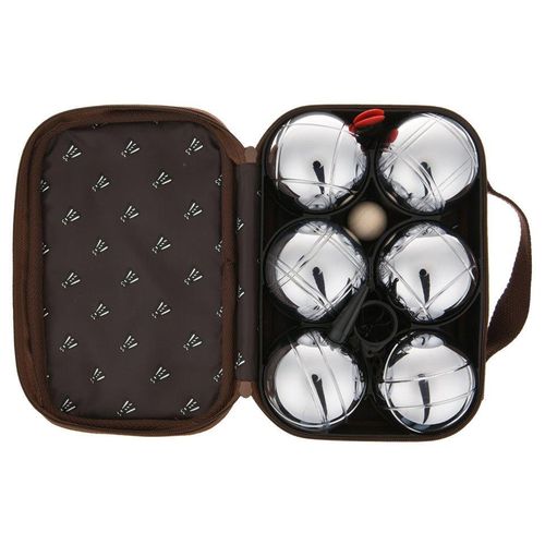 Jeu De 6 Boules De Pétanque En Métal - Laguiole - Sacoche Transport Zippée