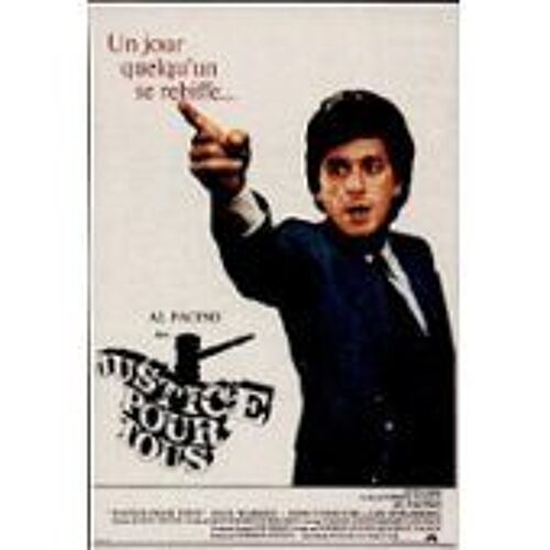 Justice Pour Tous - Norman Jewison - Al Pacino - 1979 - Dossier De Presse Synopsis Du Film