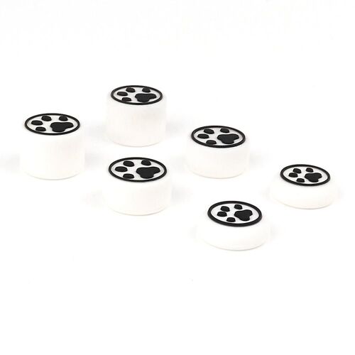 6pcs Paw Thumb Stick Grip Cap Cover Pour Ps3 // / / 360 Contrôleur Joystick Case Accessoires (B)
