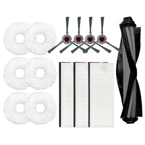 Pièces de filtre Hepa pour Ecovacs DEEBOT N9 + Plus, vadrouille à brosse latérale principale, livres d'autonettoyage, pièces d'aspirateur Robot