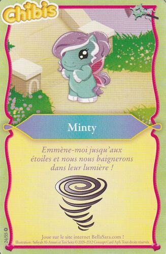 Carte Bella Sara - Minty - 24/55 - Édition Magiques Chibis -