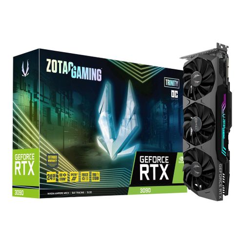 ZOTAC GAMING GeForce RTX 3090 Trinity OC - Carte graphique - GF RTX 3090 - 24 Go GDDR6X - PCIe 4.0 x16 - 3 x DisplayPort, HDMI