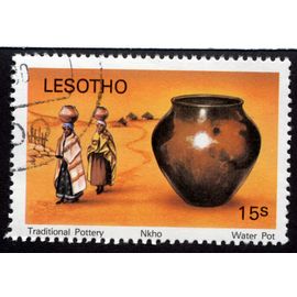 Timbre Traditional Pottery.Nkho.Water Pot.Lesotho .15s.