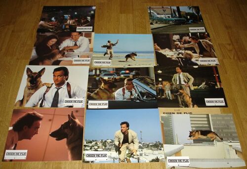Chien De Flic - Jeu De 12 Photos D'exploitation Cinématographique Originale - Format 21x27 Cm - Un Film De Rod Daniel Avec James Belushi, Mel Harris, Ed O'neill, Kevin Tighe - Année 1989