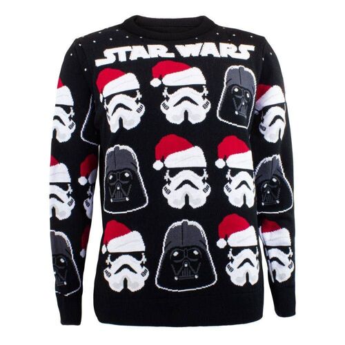 Star Wars Sweatshirt Christmas Jumper Darth Vader / Stormtrooper (S)