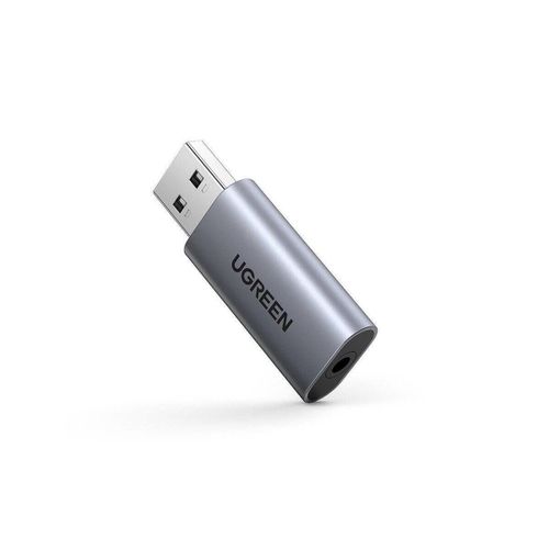 Adaptateur Ugreen Usb Type A Vers Jack 3,5mm M/f (gris)