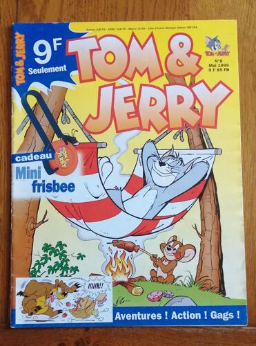 Magazine Bd Tom & Jerry N: 8 De 1999 " Pique-Nique Avec L'ours