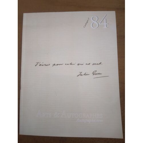 Catalogue Arts Et Autographes N° 84