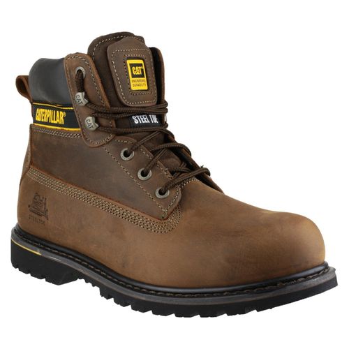 Caterpillar Men's Holton Lace Up Boot Brown 12807 - Marron - 14
