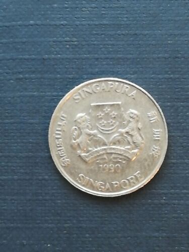 Pièce 20 Cents (Blason Haut) 1990 - Singapour