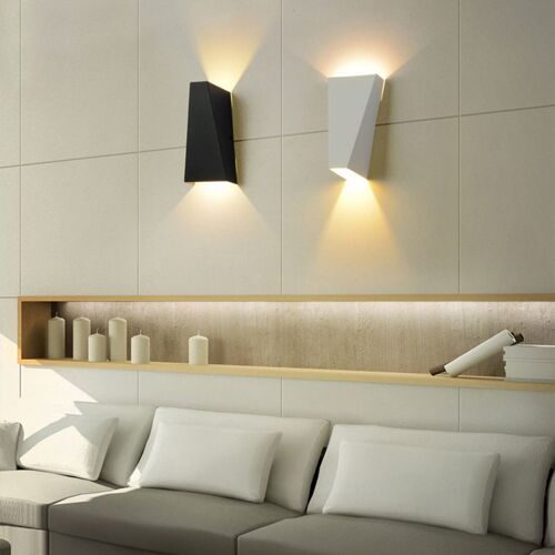 Applique Murale Led En Aluminium Ac85 265v, 10w, Design Moderne, Luminaire Décoratif D'intérieur, Idéal Pour Une Chambre À Coucher Ou Un Salon