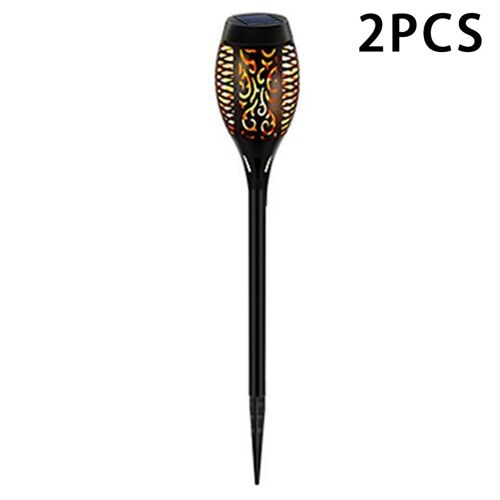 Nouveau 12led Solaire Flamme Lampe À Induction Extérieure Jardin Cour Bouchon Décoratif Lampe De Paysage