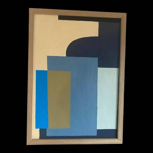 Peinture abstraite multicolore